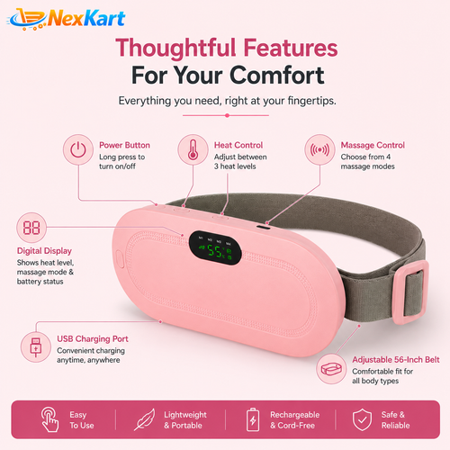 CrampFree™ Heating Belt for Period & Back Pain