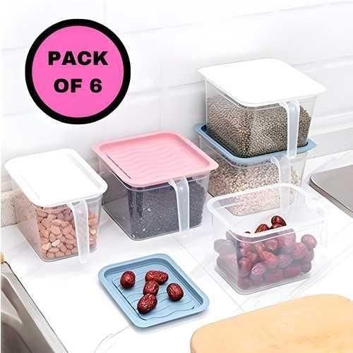 Buy 3 Get 3 FREE Kitchen Storage Basket Set | Unbreakable Multipurpose Organizers (Pack of 6)