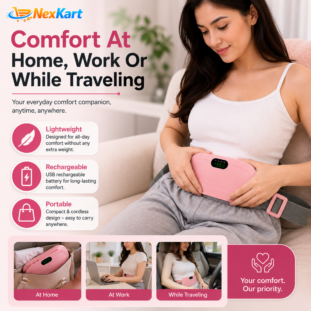 CrampFree™ Heating Belt for Period & Back Pain