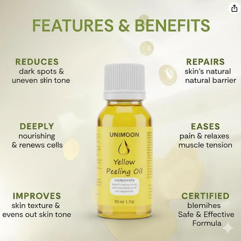 GlowRenew™ Yellow Peeling Oil – Remove Dead Skin & Reveal Smoother Skin (Pack of 2)